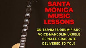 Music Lessons Delivered Guitar, Bass, Drums, Piano, Voice, Mandolin & Ukulele Berklee Graduate