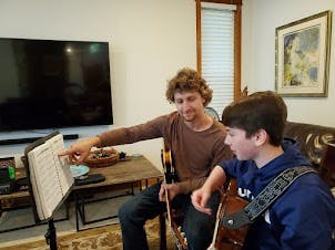 Guitar with Ethan